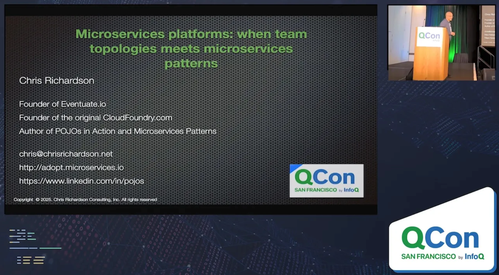 screenshot showing my talks title slide